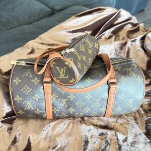 Louis Vuitton Brown Monogram Shoulder Bag